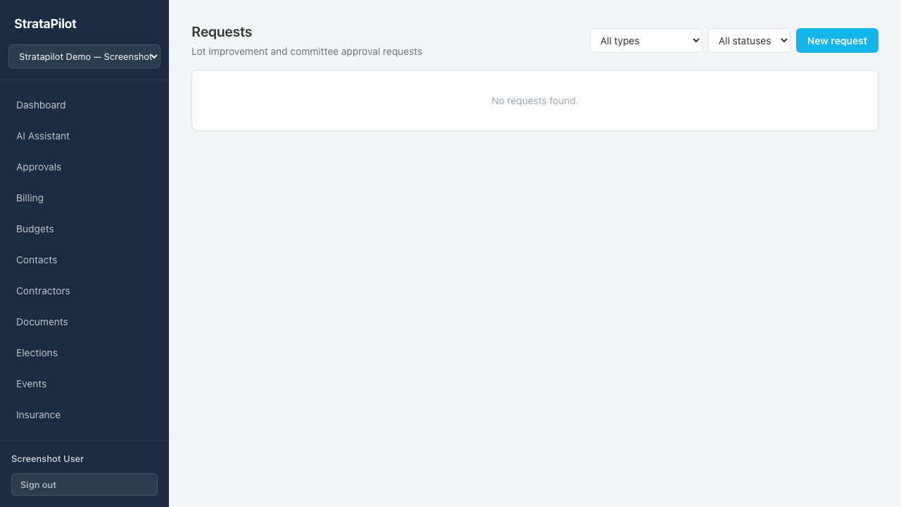 Records inspection requests